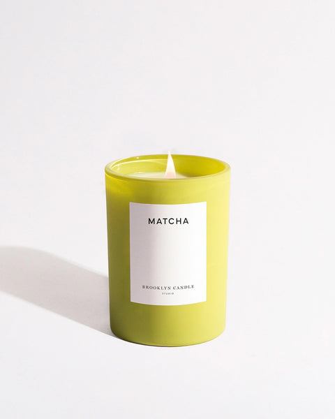 Matcha Candle Herbarium Collection Brooklyn Candle Studio Green Spring Candle