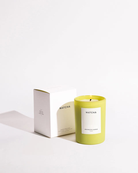 Matcha Candle Herbarium Collection Brooklyn Candle Studio Green Spring Candle