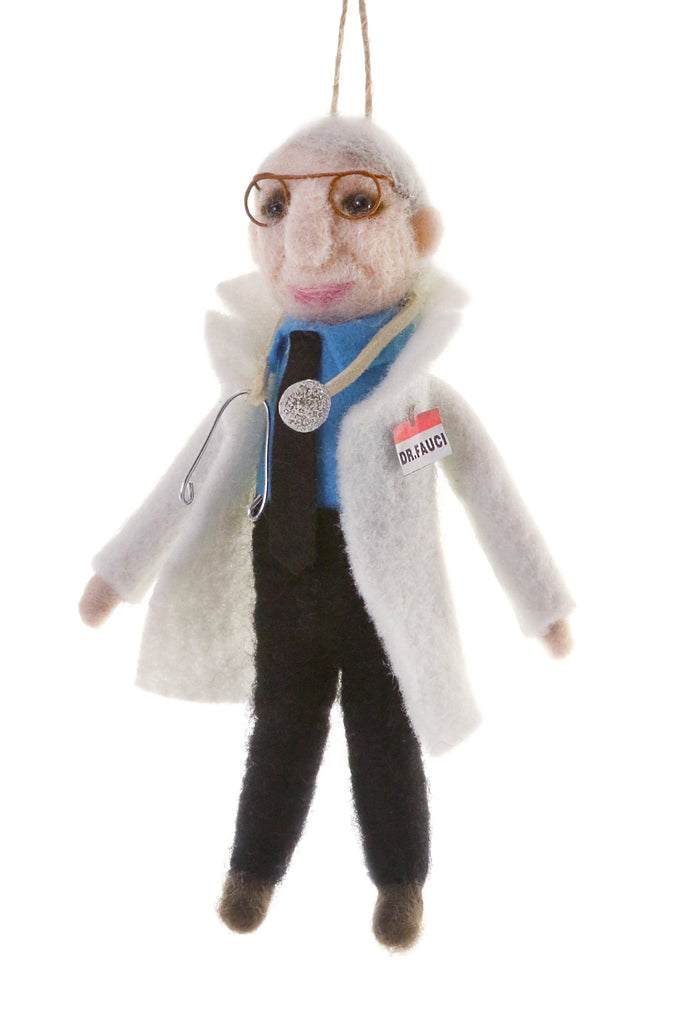 Dr. Fauci Ornament Felt