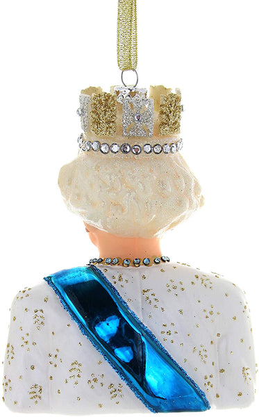 Queen Elizabeth Glass ornament Cody Foster figurine