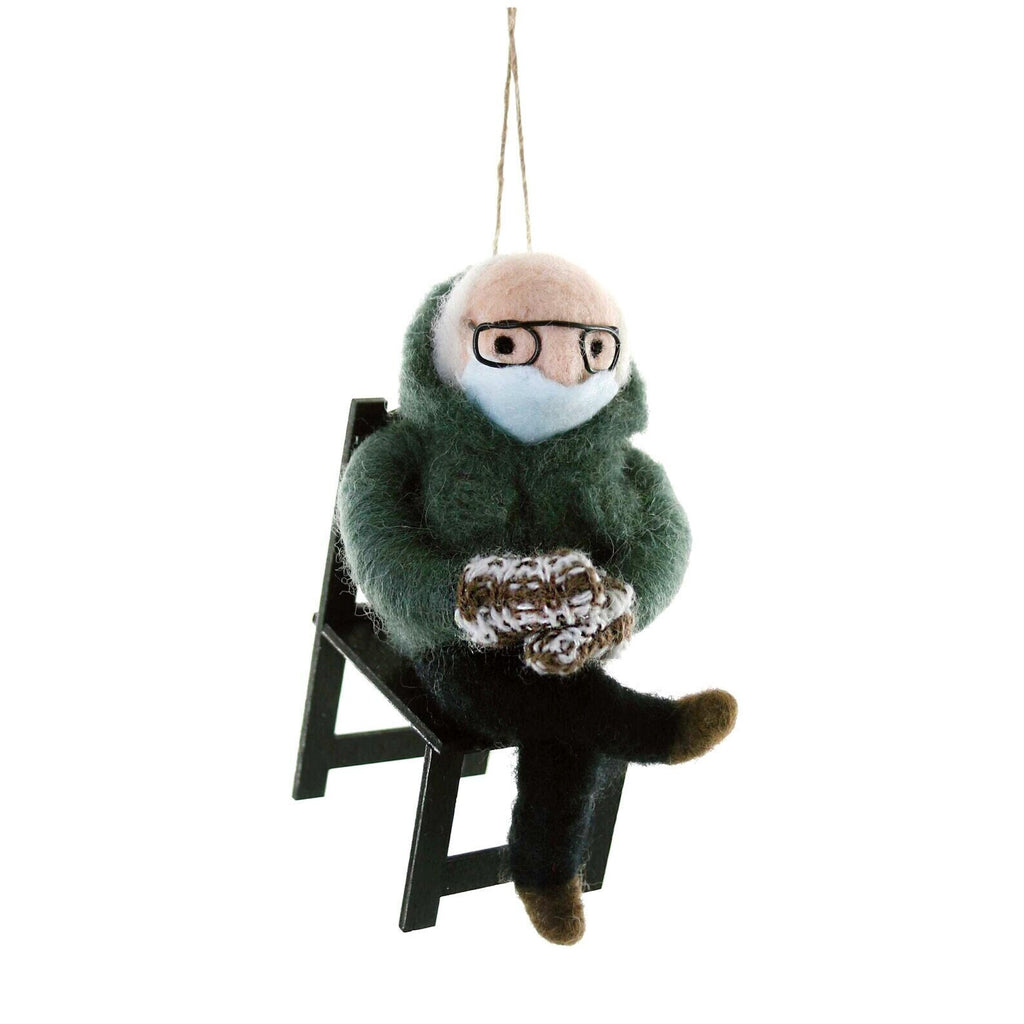 Bernie Sanders Inauguration 2021 Felt Ornament