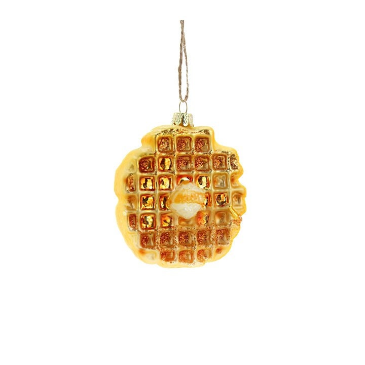 Eggo Waffle Ornament