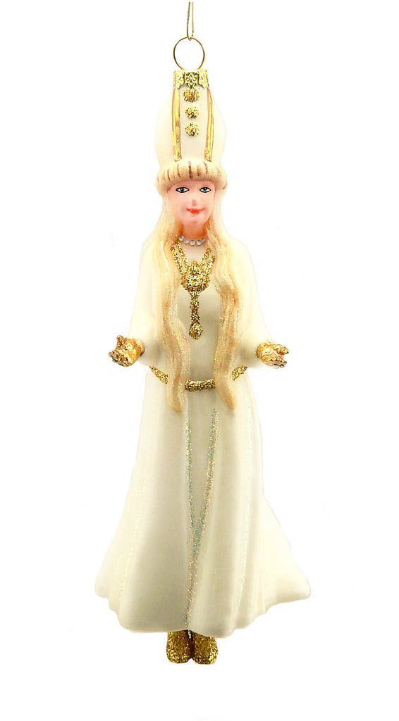 Schitt's Creek ornament Moira wedding outfit David and Patrick Christmas