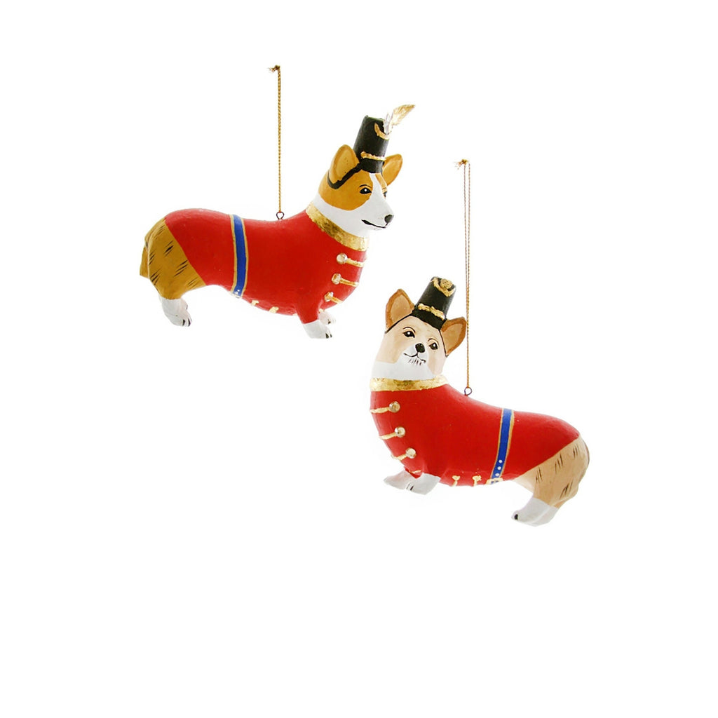 Royal Christmas Corgis / Queen Elizabeth II Corgi Ornaments (options)