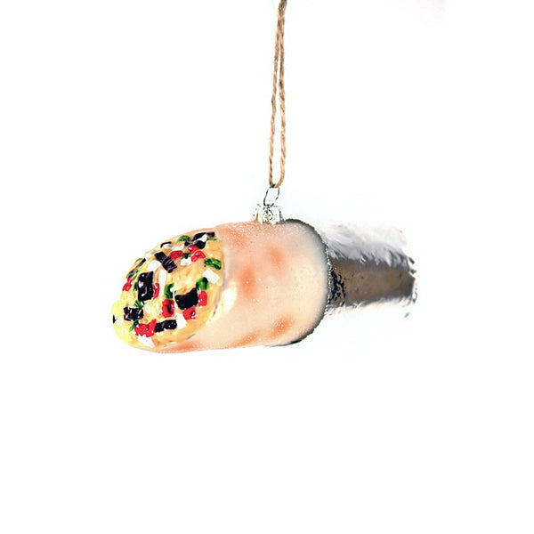 Burrito Glass Ornament