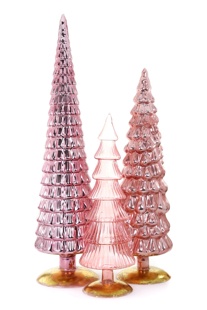 XL Extra Large Glass Hue Trees Rose Pink Cody Foster MS-6682-RO Barbie