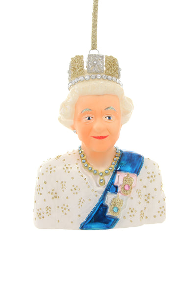 Queen Elizabeth Glass ornament Cody Foster figurine