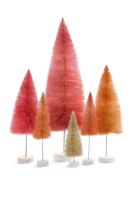 Pink Coral Bottle Brush Trees Holiday Bristle Brush Cody Foster