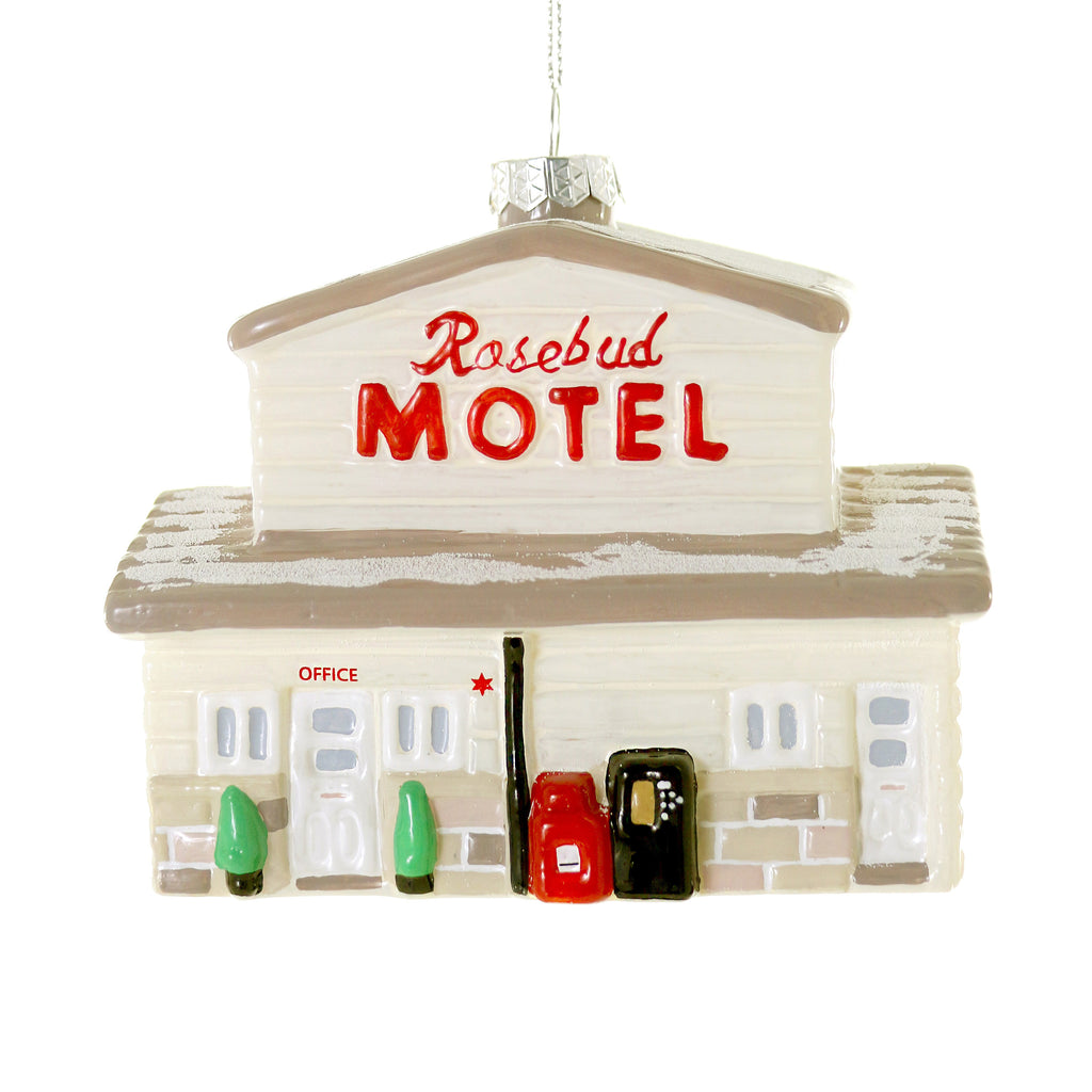 Schitt's Creek Rosebud Motel Ornament Cody Foster Christmas Xmas glass ornament GO-8638
