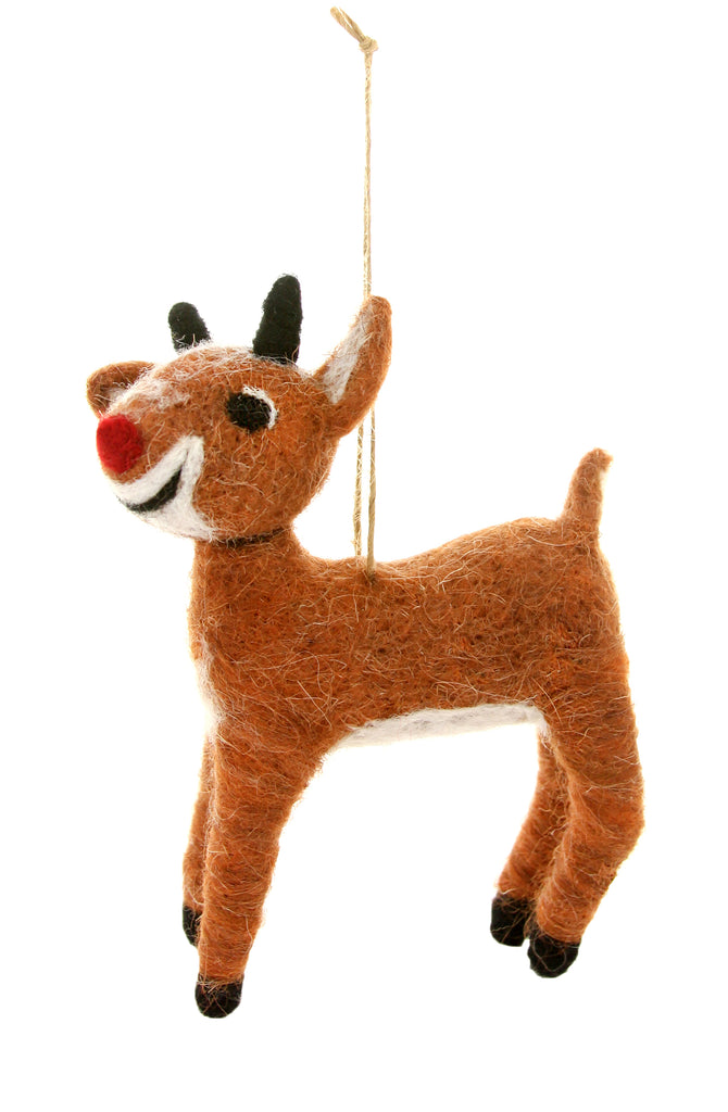 Rudolph the Red Nosed Reindeer TV holiday special 1964 Cody Foster felt ornament Christmas