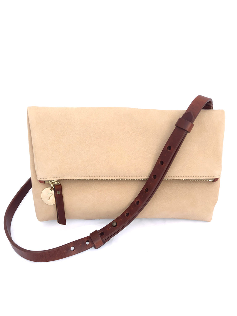 Medium Crossbody Purse – “The Betty” (nubuck leather)