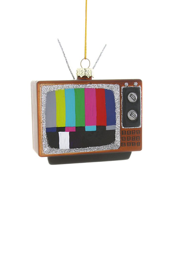 Vintage TV glass ornament Netflix and chill television ornament Netflix & chill