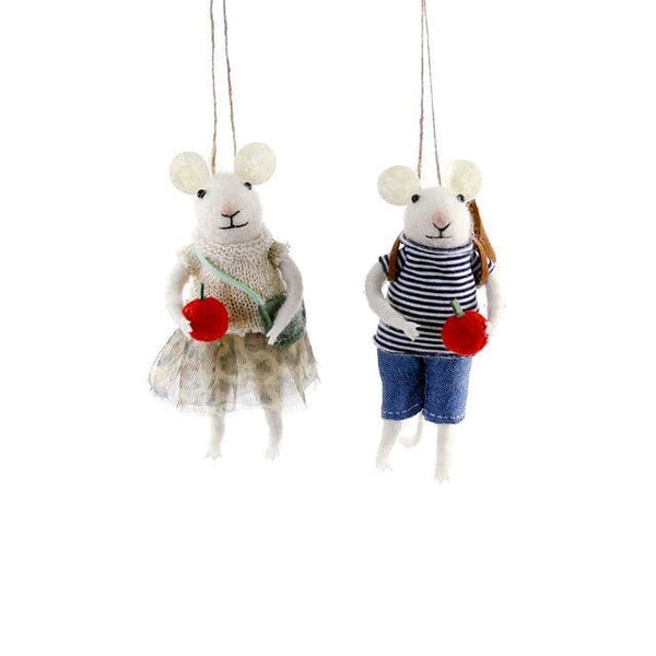 Schoolhouse Mouse - Teacher Gift Ornament