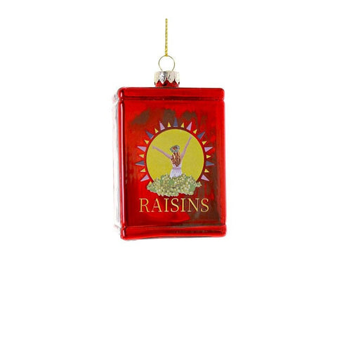 Box of Raisins Ornament