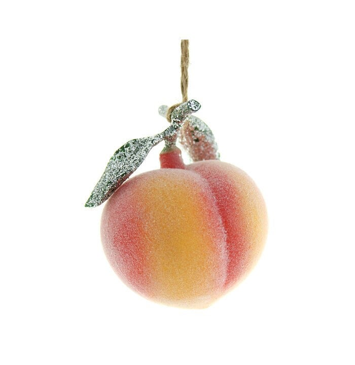 Orchard Fresh Peach Ornament