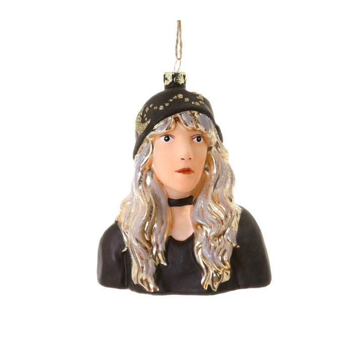 Stevie Nicks ornament Cody Foster Christmas Holiday glass Knicks