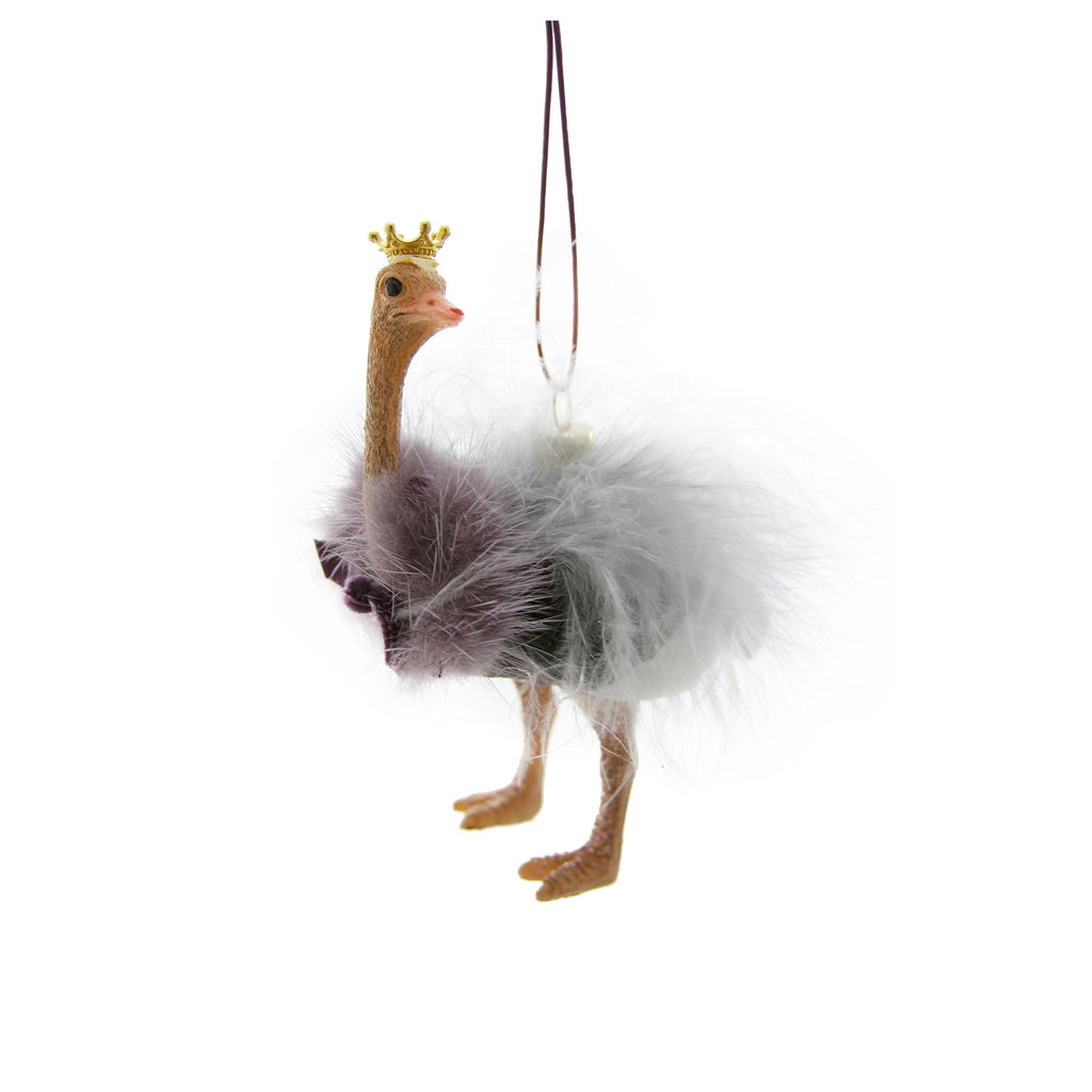 Crowned Ostrich Ornament